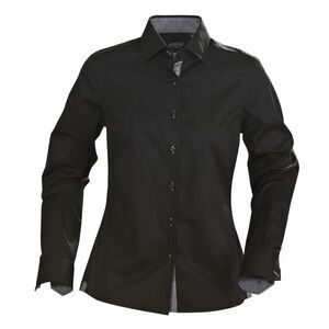 Harvest Womens/Ladies Baltimore Formal Shirt / Black